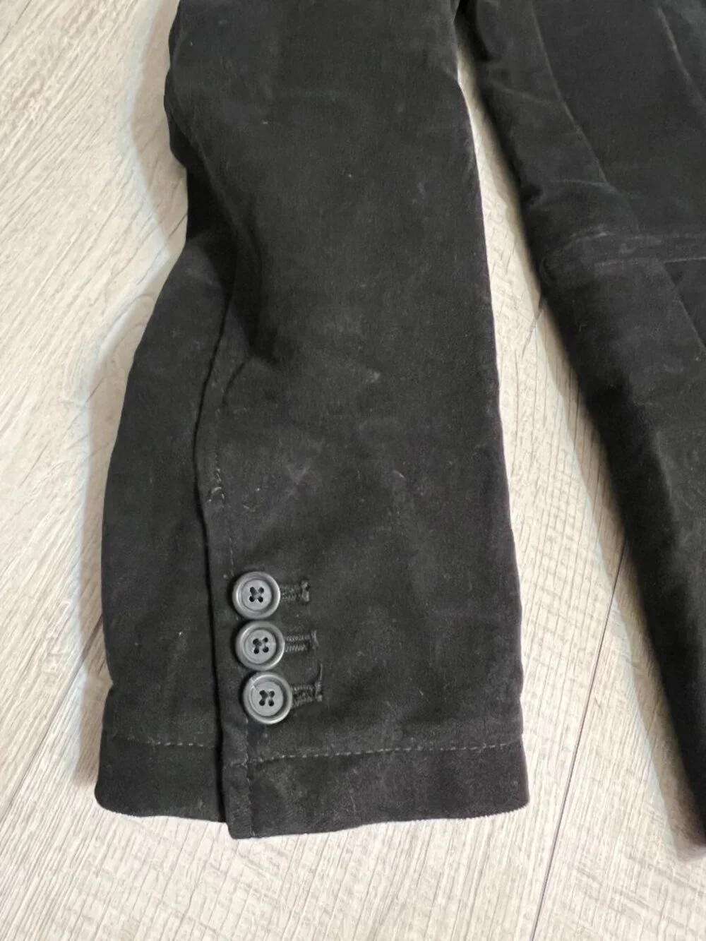 GAP Men's Black Corduroy Blazer Jacket Size S Two Button Sport Coat Y2K Minimal